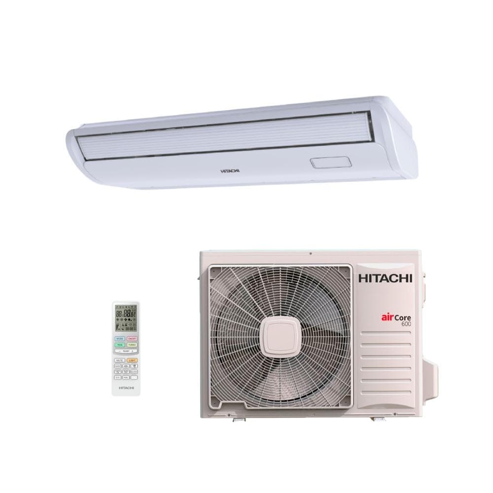 Ar condicionado piso teto inverter Hitachi Air Core 600 36000 BTUs branco