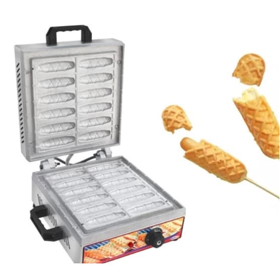 Máquina de Crepeira Crepe No Palito Elétrica Profissional Industrial - 12 Crepes OFERTA