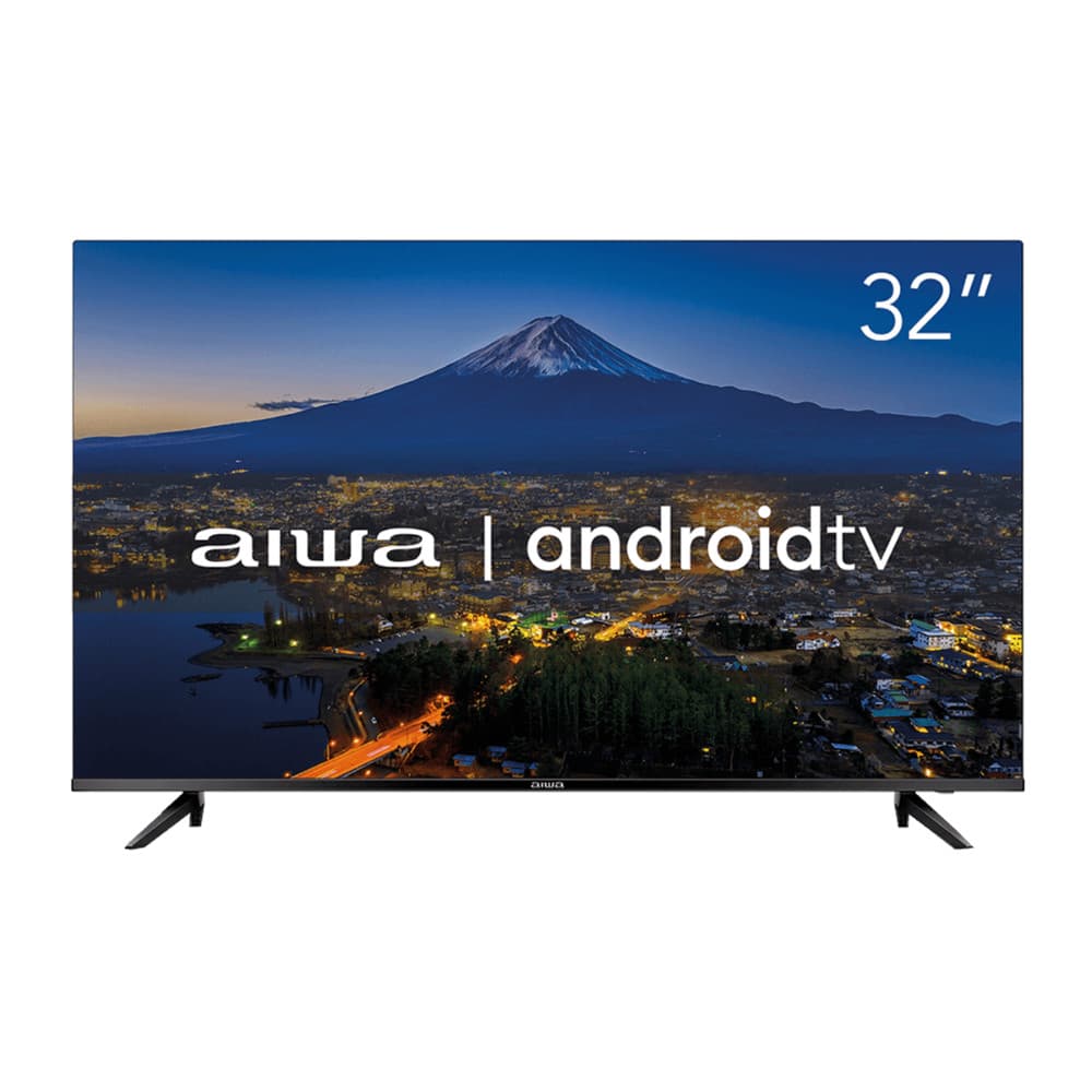 Smart TV AIWA 32 polegadas Android com borda ultrafina, HDR10, Dolby Áudio
