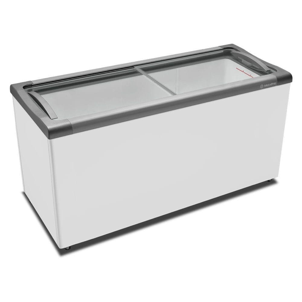 Freezer de sorvete horizontal NF55 Metalfrio, 505 litros, branco, 220V