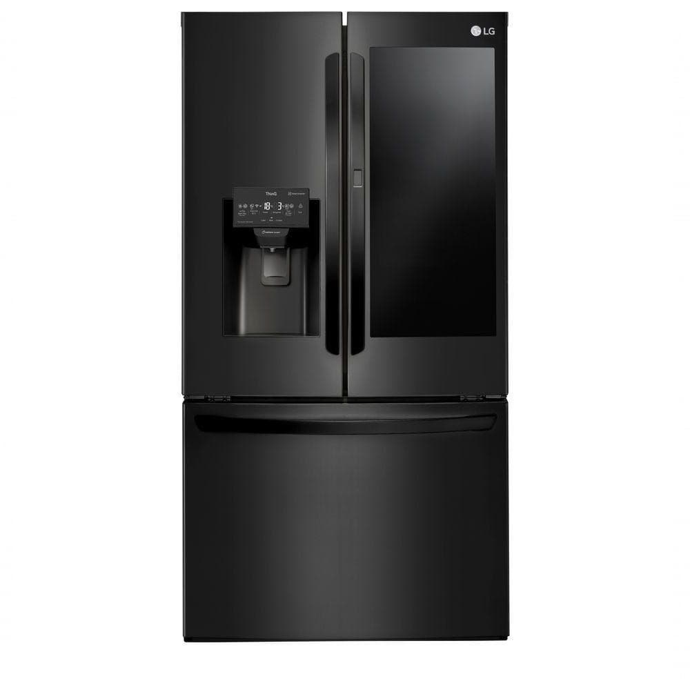 Geladeira Smart LG Inverter French Door InstaView Door-in-Door 660L Black ThinQ GM-X288NQXH 127V