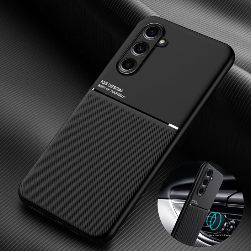 Para Samsung Galaxy M55 M35 M15 A55 A35 A25 A15 Caso De Couro Suporte Do Carro Magnético Casos Telefone M15 M55 5G À Pro