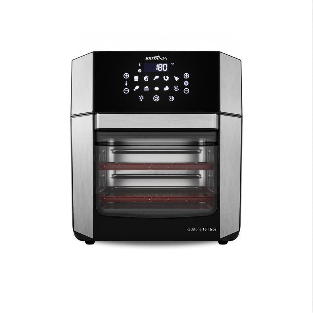 Fritadeira Air Fryer Oven Britânia BAF16A 16L Painel Digital 1900W