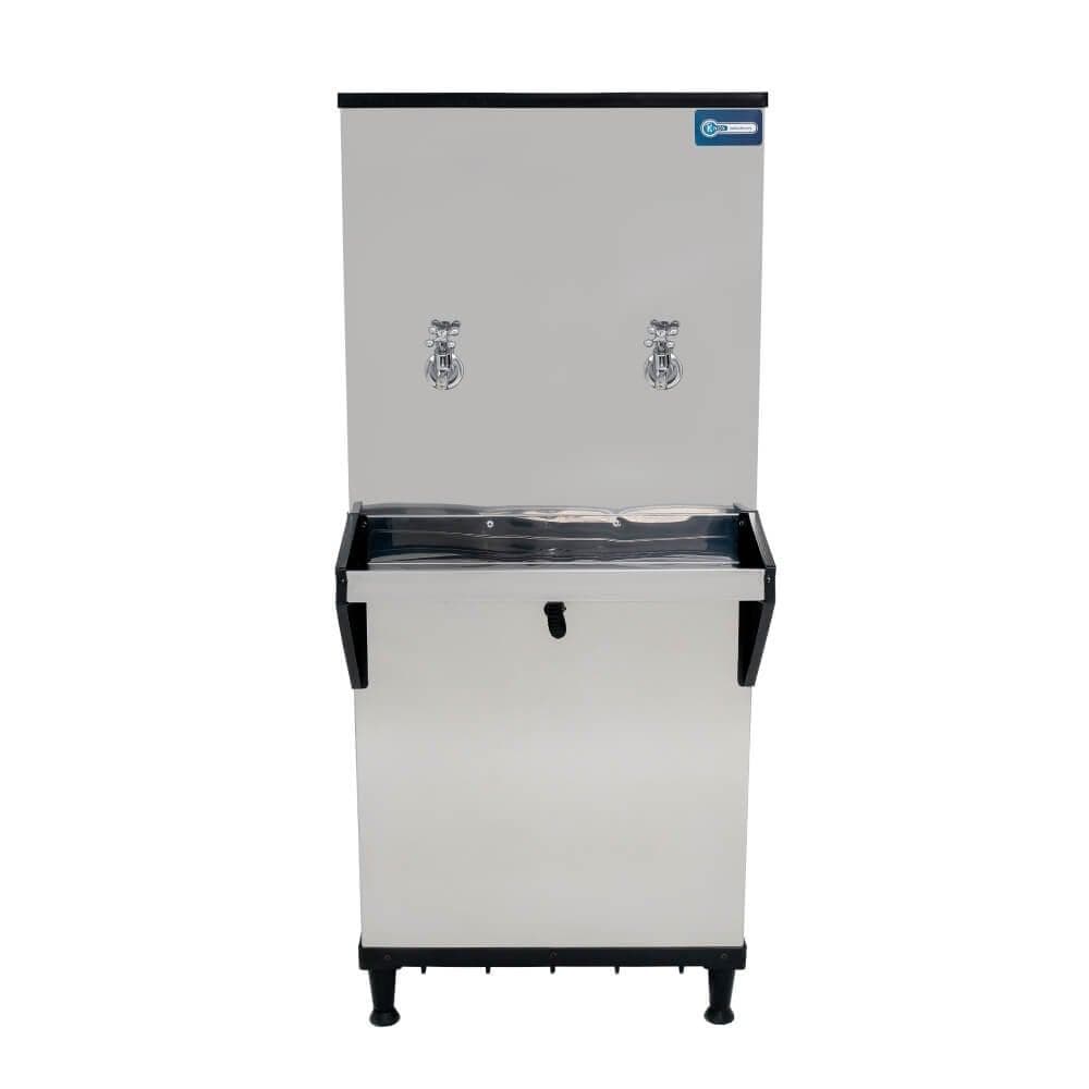 Bebedouro Industrial de Coluna Knox 50 Litros 2 Torneiras Geladas Inox - 110V