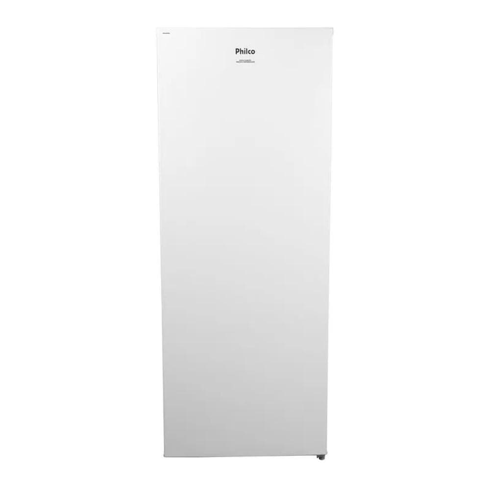 Freezer vertical branco Philco PFV205B, 201L, 1 porta, função 2 em 1, 220V