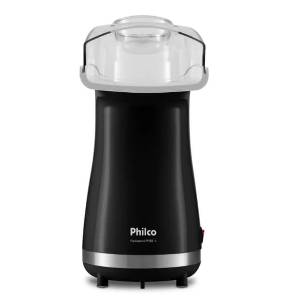 Pipoqueira Eletrica 1200w Philco Tampa Dosadora Luxx Black PPIE01A 220V