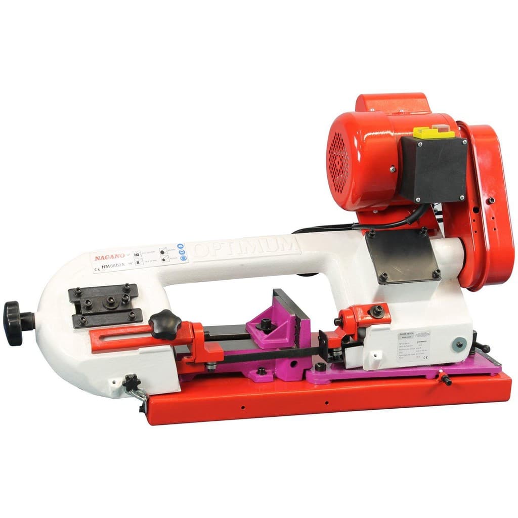Máquina Serra fita de bancada 90mm 3.12 Pol Monofásica 220v 60hz 400w 12cv - NMB402R