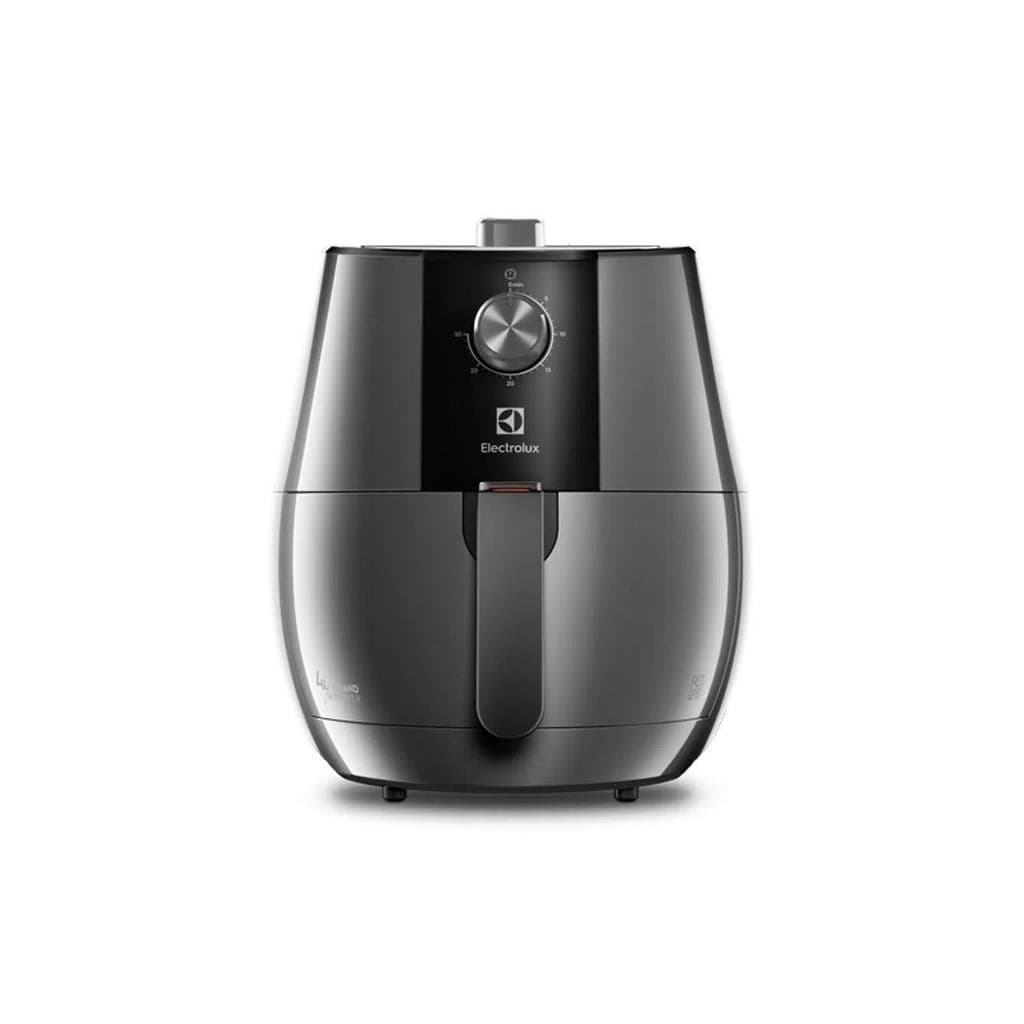 Fritadeira Air Fryer Electrolux 4L Eaf30 Grafite 110V em pé, fundo branco