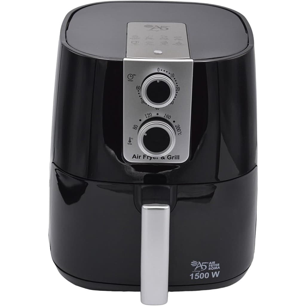 Fritadeira Sem Óleo Air Fryer Roma A5 4.5 Litros 1500W - preto