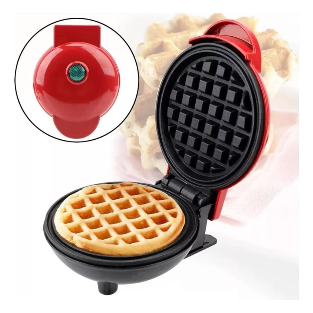 Maquina Waffle Elétrica 110v  Profissional Mini 550w