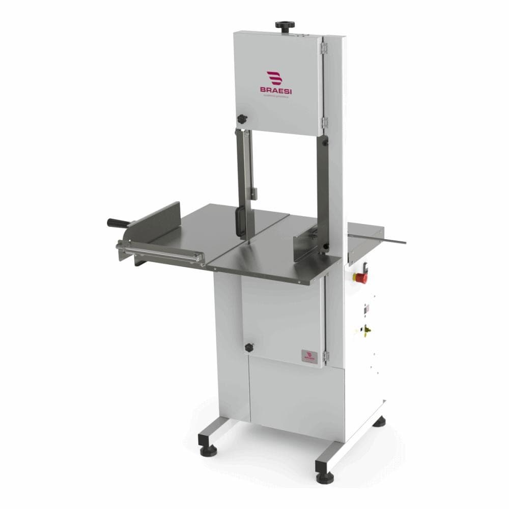 Serra de fita profissional Braesi BSFPI-282 em aço inox com design industrial