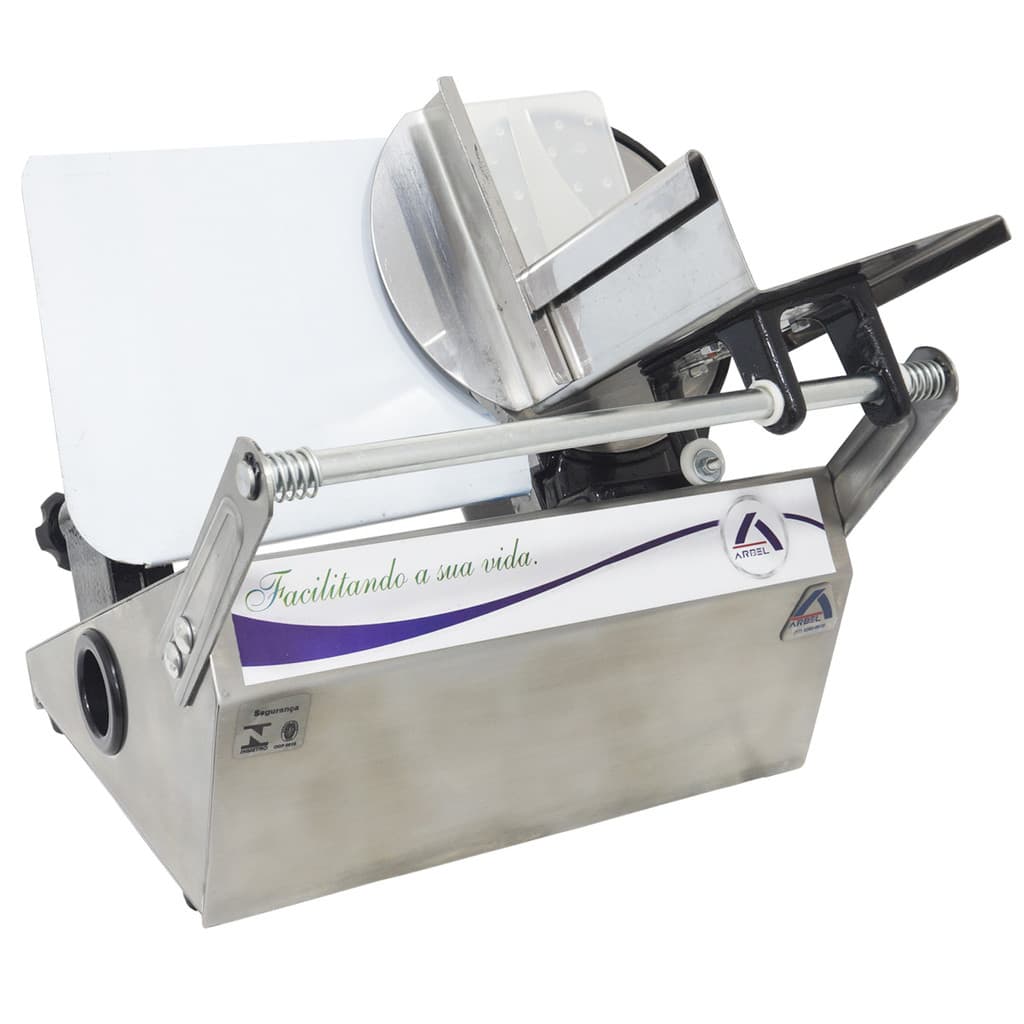 Cortador Fatiador Frios Elétrico Lâmina Inox 170mm Ajuste Espessura 110V/220V Inox Arbel 170 SX 4.0