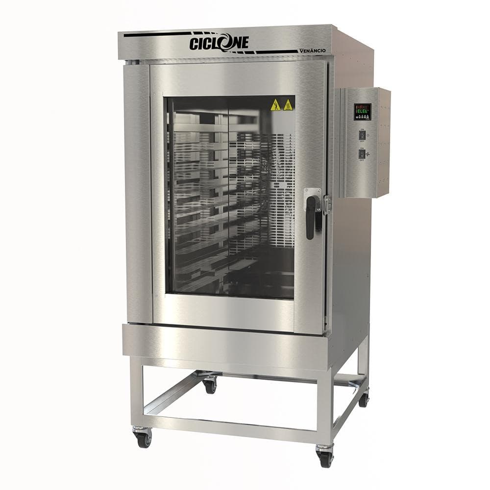 Forno Turbo Elétrico Profissional 10 Esteiras Total Inox Trifásico Ciclone Venâncio