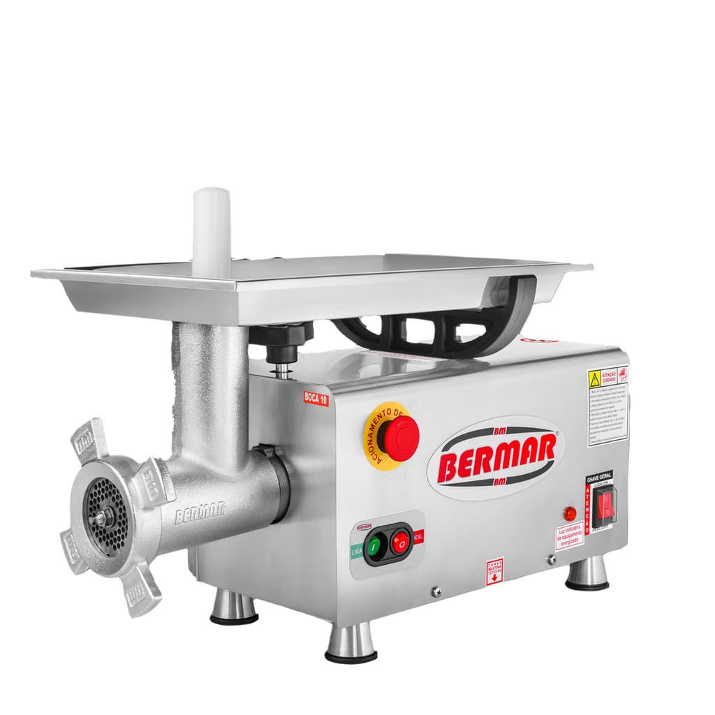 Picador Moedor De Carne Profissional 180kg/h Boca10 Bivolt BM147 Bermar