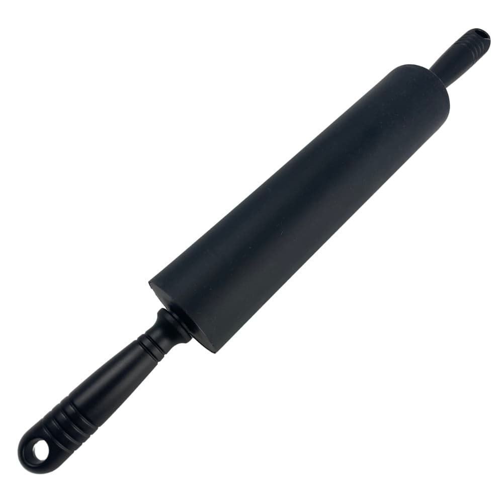 Rolo abridor de massa em silicone antiaderente preto 31 cm