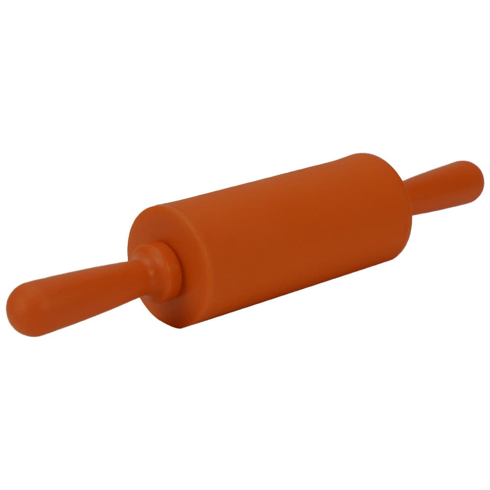 Rolo abridor de massa em silicone terracota 22 cm