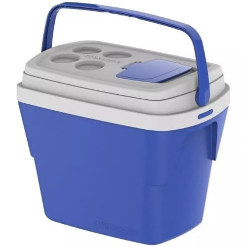 Caixa Térmica Tropical 28 Litros Soprano Azul -azul escura -cinza Soprano