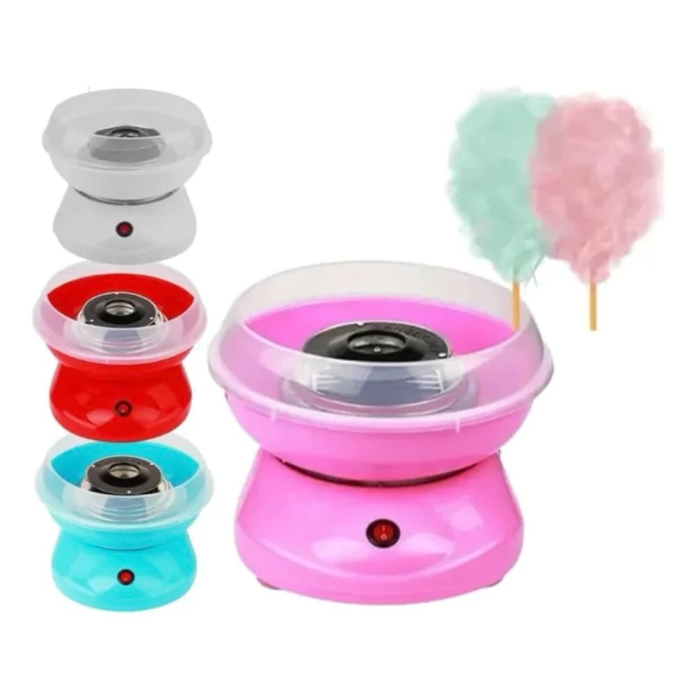 Mini Máquina de Algodão Doce Elétrica 110V Portátil Para Festa Infantil Casa Rosa Azul Branco Vermelho
