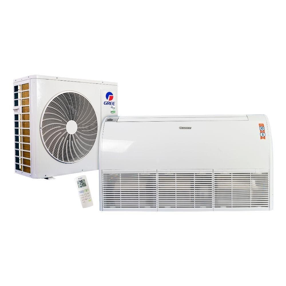 Ar-condicionado Gree G-Prime Inverter Compact 57000 BTUs, unidade externa e interna brancas, controle remoto incluído