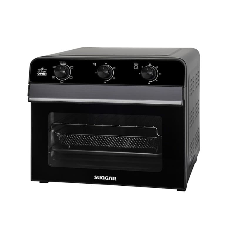 Forno Air Fryer Oven 25 Litros Preto Suggar em fundo branco