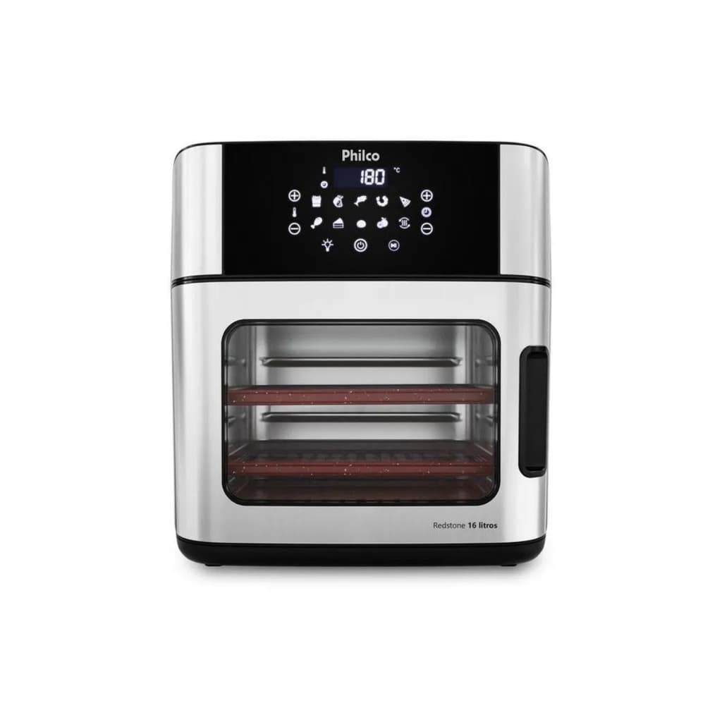 Fritadeira Air Fryer Philco 16L 4 em 1 Painel Digital PAF16A