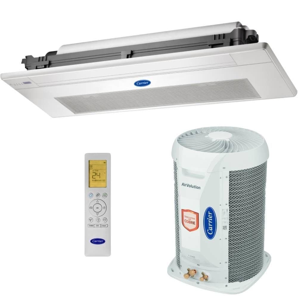 Ar Condicionado Split Cassete Carrier 1 Via 12000 BTUs QF Inverter 220V Monofásico 38TVQD12515MC