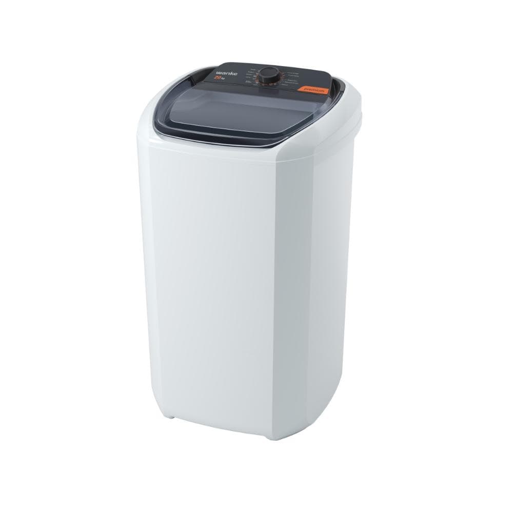 Máquina de Lavar Roupa 20Kg Premium Lavadora Wanke Semi-Automática Branco 127V - LWBE201T3