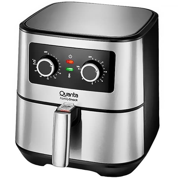 Fritadeira elétrica Quanta Family Snack QTAF500, 1.700 Watts, 127V, com controles de temperatura e tempo.