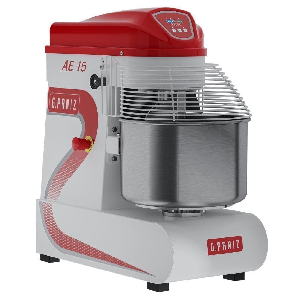 Amassadeira espiral G.Paniz AE 15, 15kg, 3 velocidades, trifásica, 220v