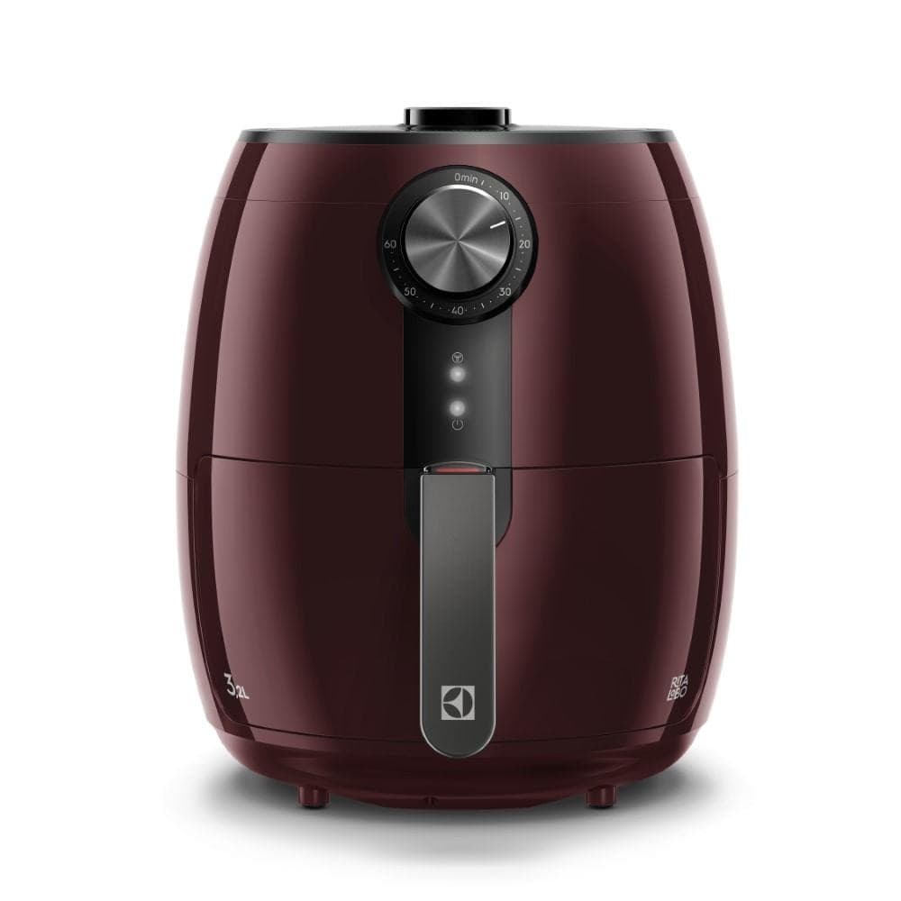 Fritadeira elétrica Electrolux por Rita Lobo 3,2L Vermelha Escura com Timer 1400W EAF16