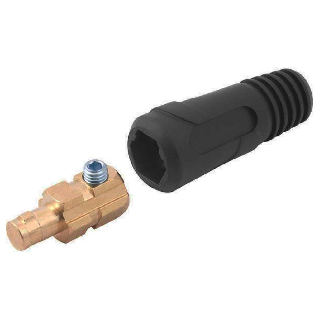 Kit 10 Conector De Cabo Macho + 10 Conector De Cabo Femea / Engate Rápido 13mm Para Solda