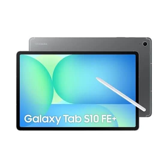 Tablet Samsung Galaxy Tab S10 FE+ 128GB WiFi cinza com caneta S Pen e capa