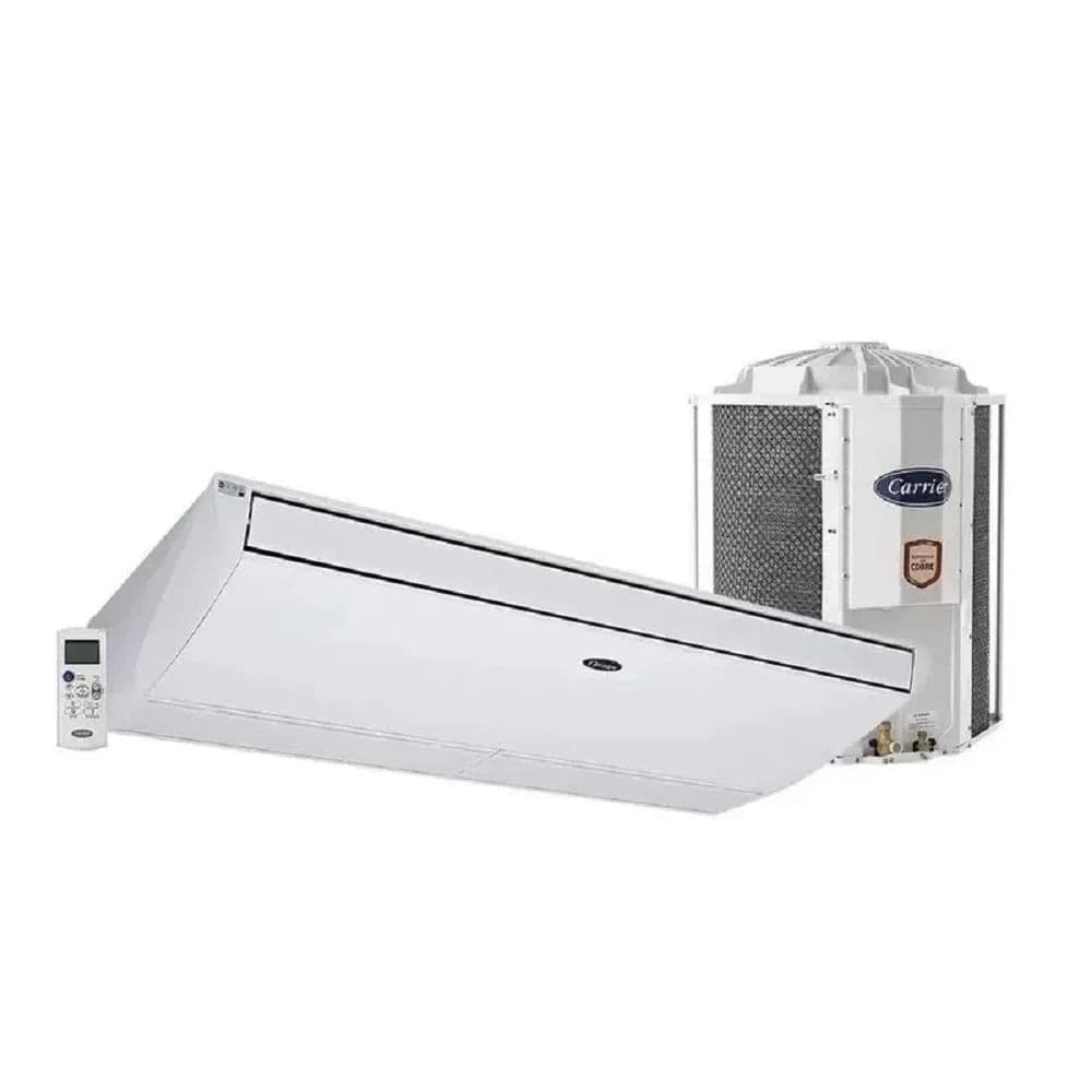 Ar condicionado split piso teto Carrier Xperience 36000 BTUs frio monofásico 42ZQB36C5 220 Volts branco