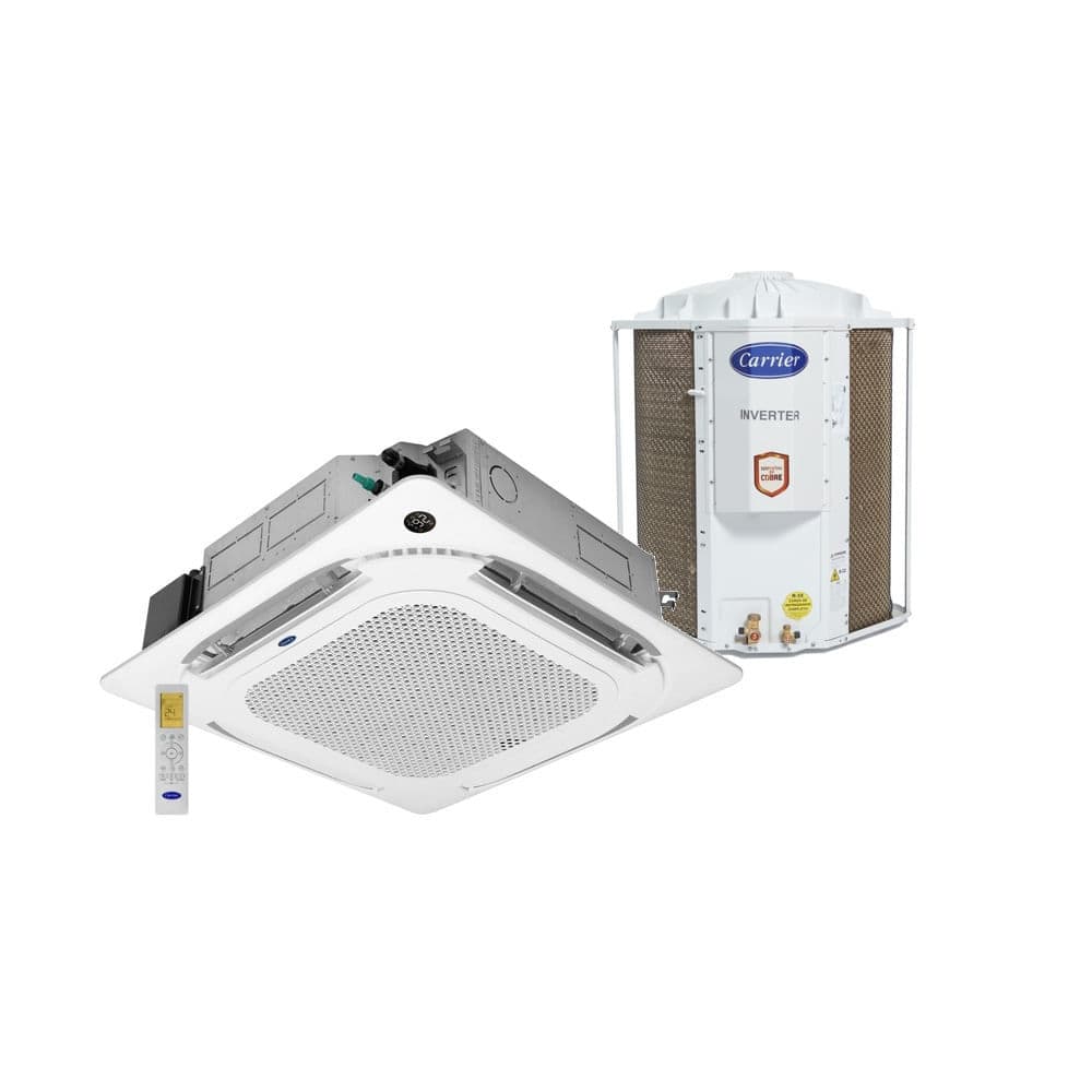 Ar Condicionado Split Inverter Cassete 4 Vias Carrier Connect 36000 BTU/h Frio Monofásico 220 Volts