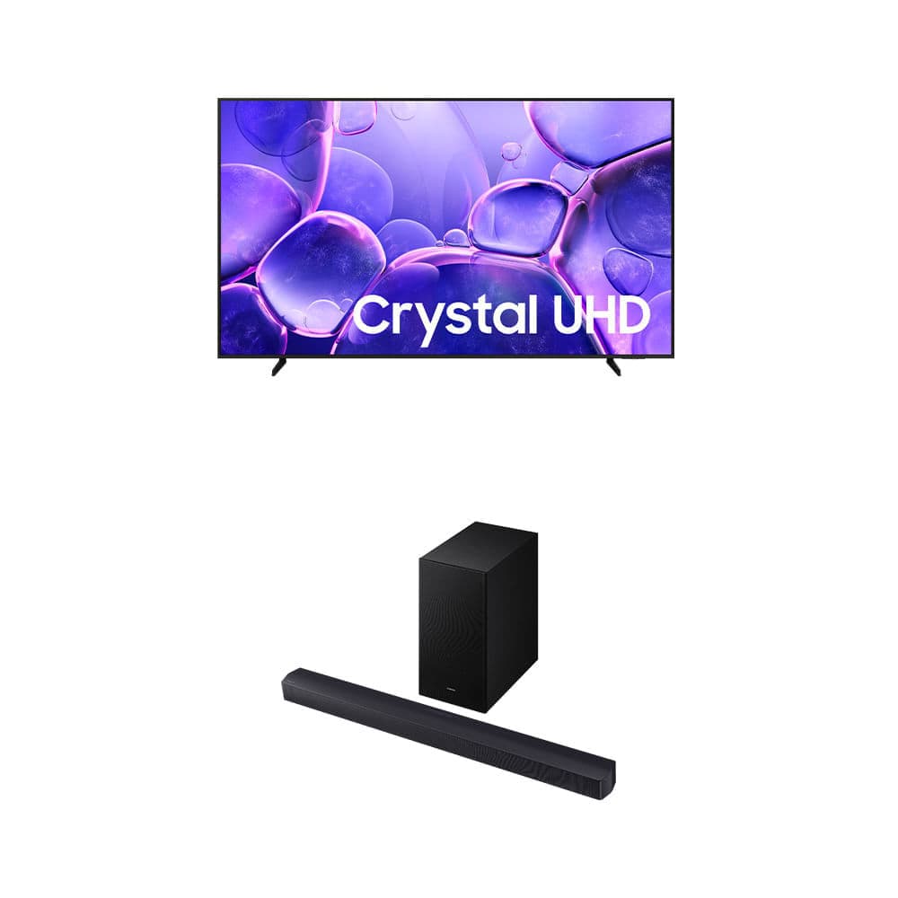 Samsung Smart TV 85" Crystal UHD 4K U8600F + Soundbar HW-B450F