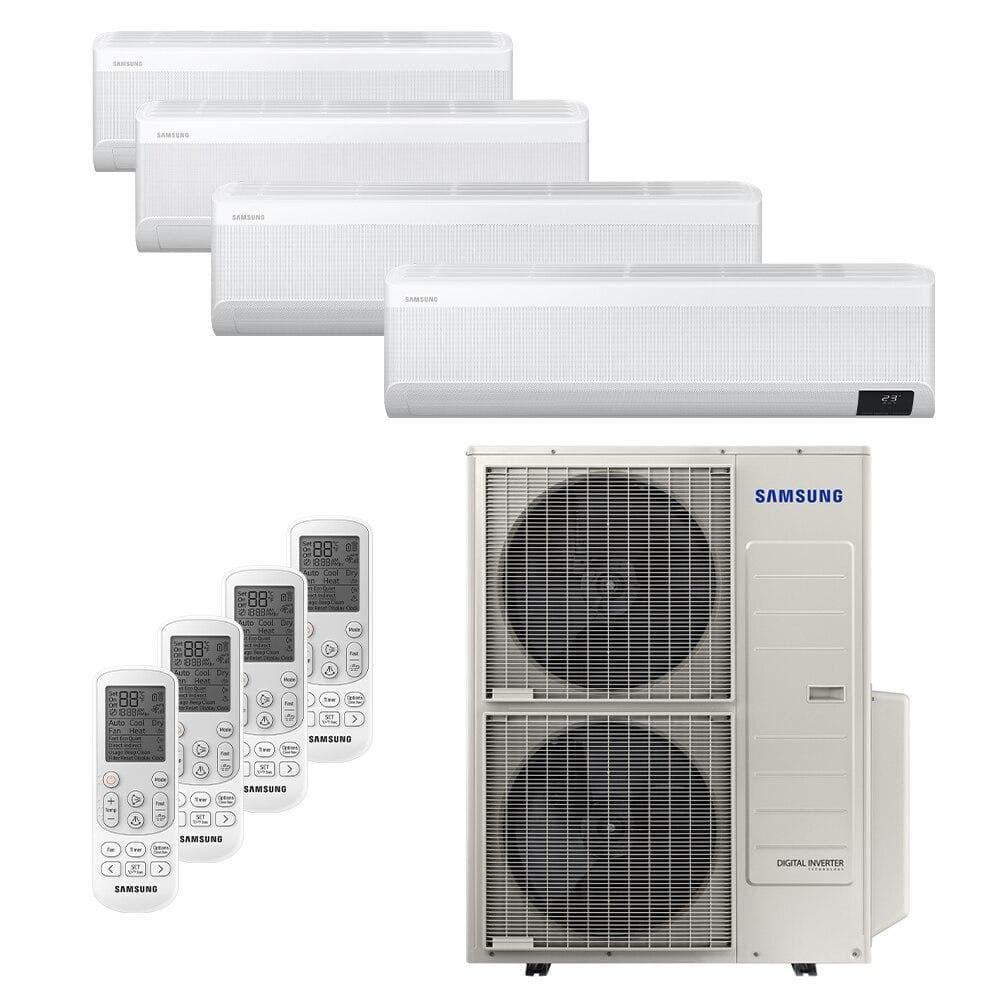 Ar  Multi Split Inverter 48000 BTUs Samsung Quente e Frio (2 Evap. HW 12000 + 1 Evap. HW 18000 + 1 Evap. HW 24000) 220V