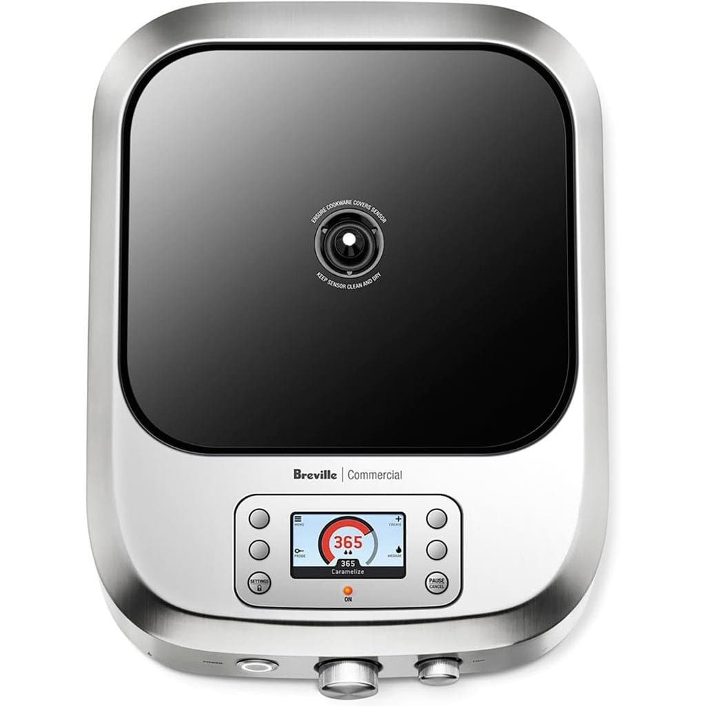 Breville Comercial CMC850BSS Control Freak Cooktop de Indução com Controle Preciso de Temperatura, Aço Inoxidável Escova