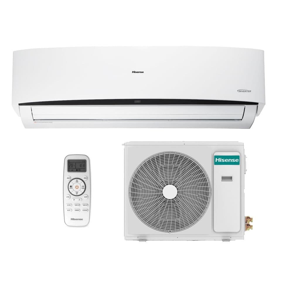 Ar condicionado de split inverter Hisense 30.000 Btus branco com controle remoto