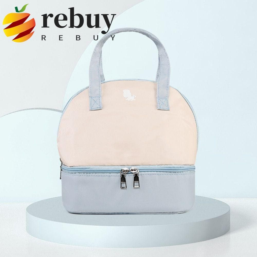 REBUY1 Bolsa Para Mamãe , De Armazenamento Tipo Divisão Leve Multifuncional , Caixa Térmica Portátil Com Isolamento Térm
