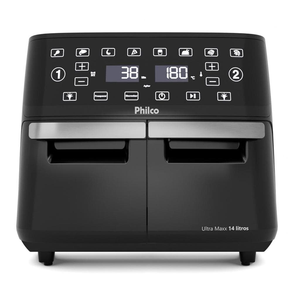 Fritadeira de Ar Philco 14L Painel Digital Ultra Max