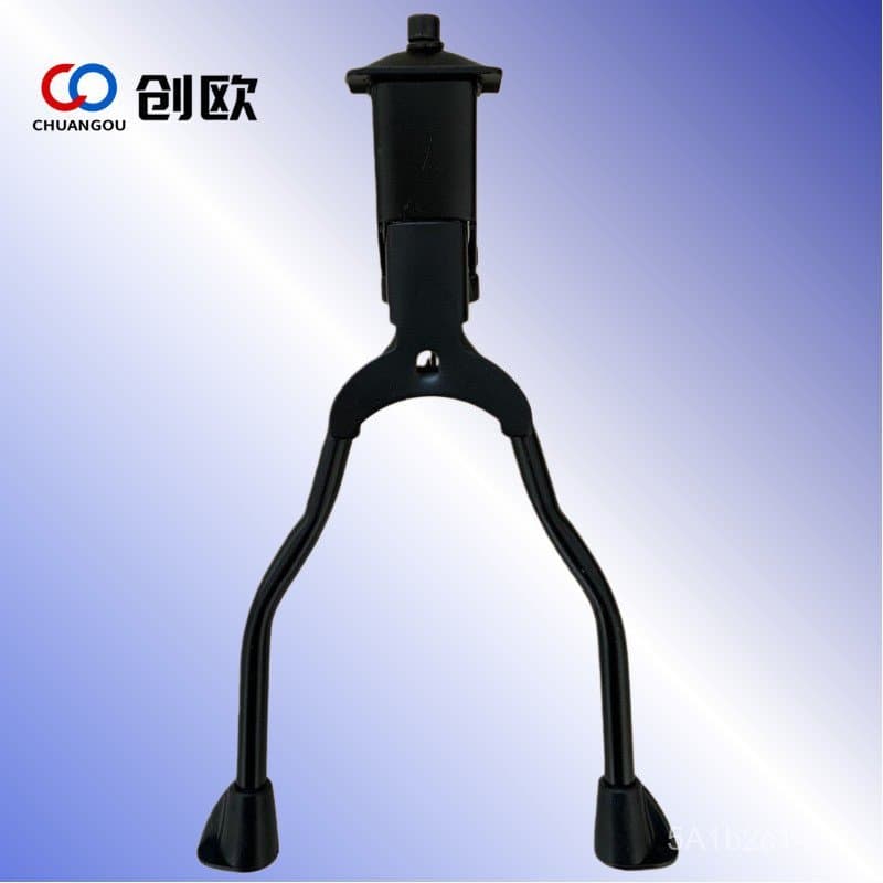 Suporte central ajustável preto para bicicleta de montanha