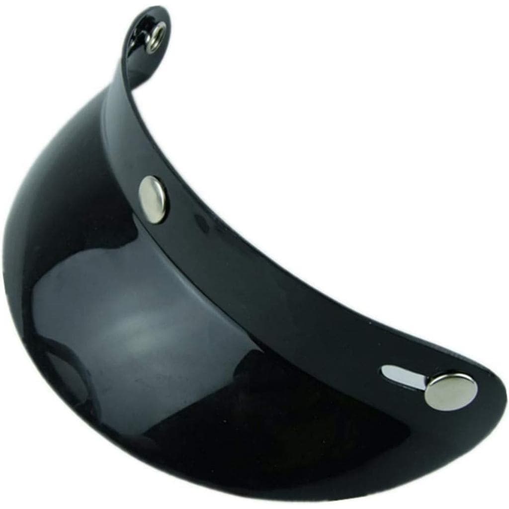 Capacete VCOROS com Protetor de Pico Aberto, Capacete Retro para Motocicleta, Protetor Solar, Protetor de Pico Preto