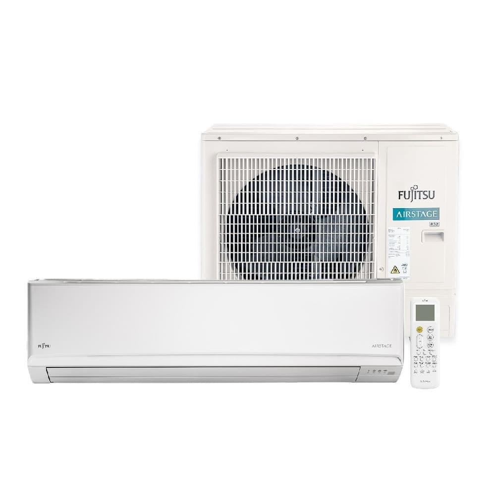 Ar Condicionado Split Hi Wall Inverter Fujitsu Airstage Premium 31000 BTU/h Frio ASBH31CMTA com controle remoto