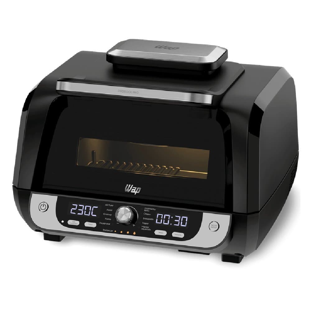Fritadeira Air Fryer WAP Barbecue Prosdócimo 10L Digital Smokeless Grill 12 em 1 220V