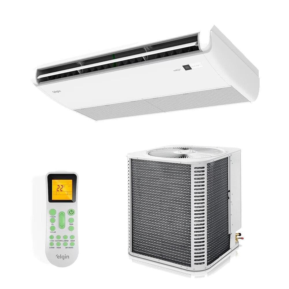 Ar-condicionado split inverter piso teto 36000 BTUs Elgin Plus só frio com controle remoto