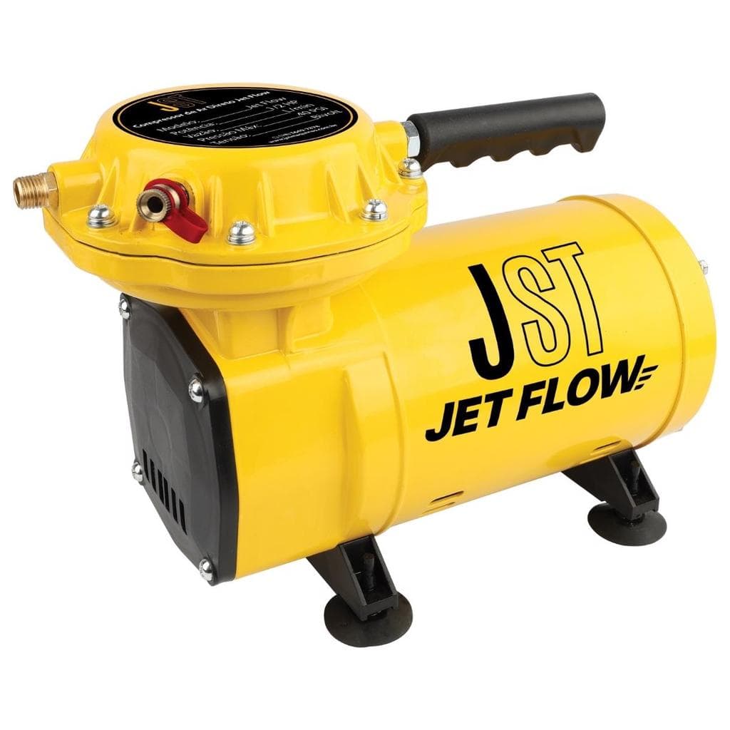 Compressor de Ar Direto Portátil Jet Flow 1/2HP Bivolt JST amarelo