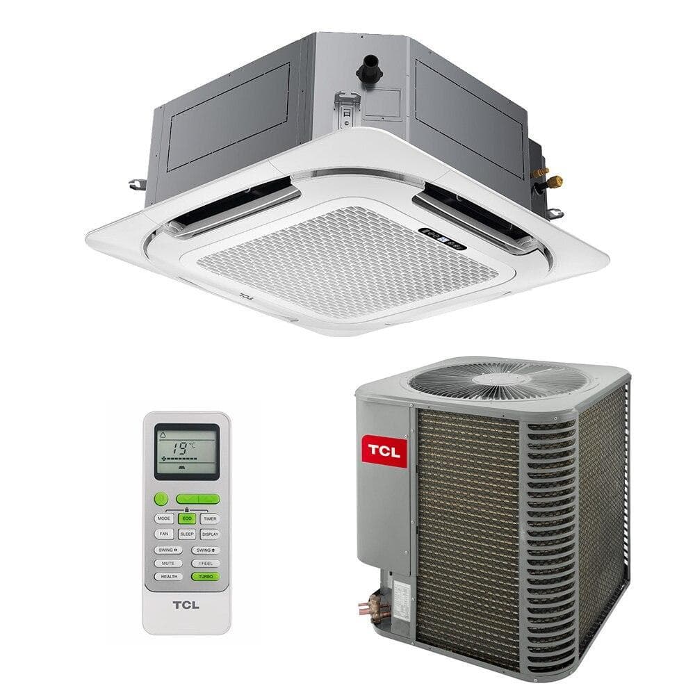 Ar-condicionado split inverter cassete TCL Só Frio TAC-36CSG/CT 220V com evaporador e condensador