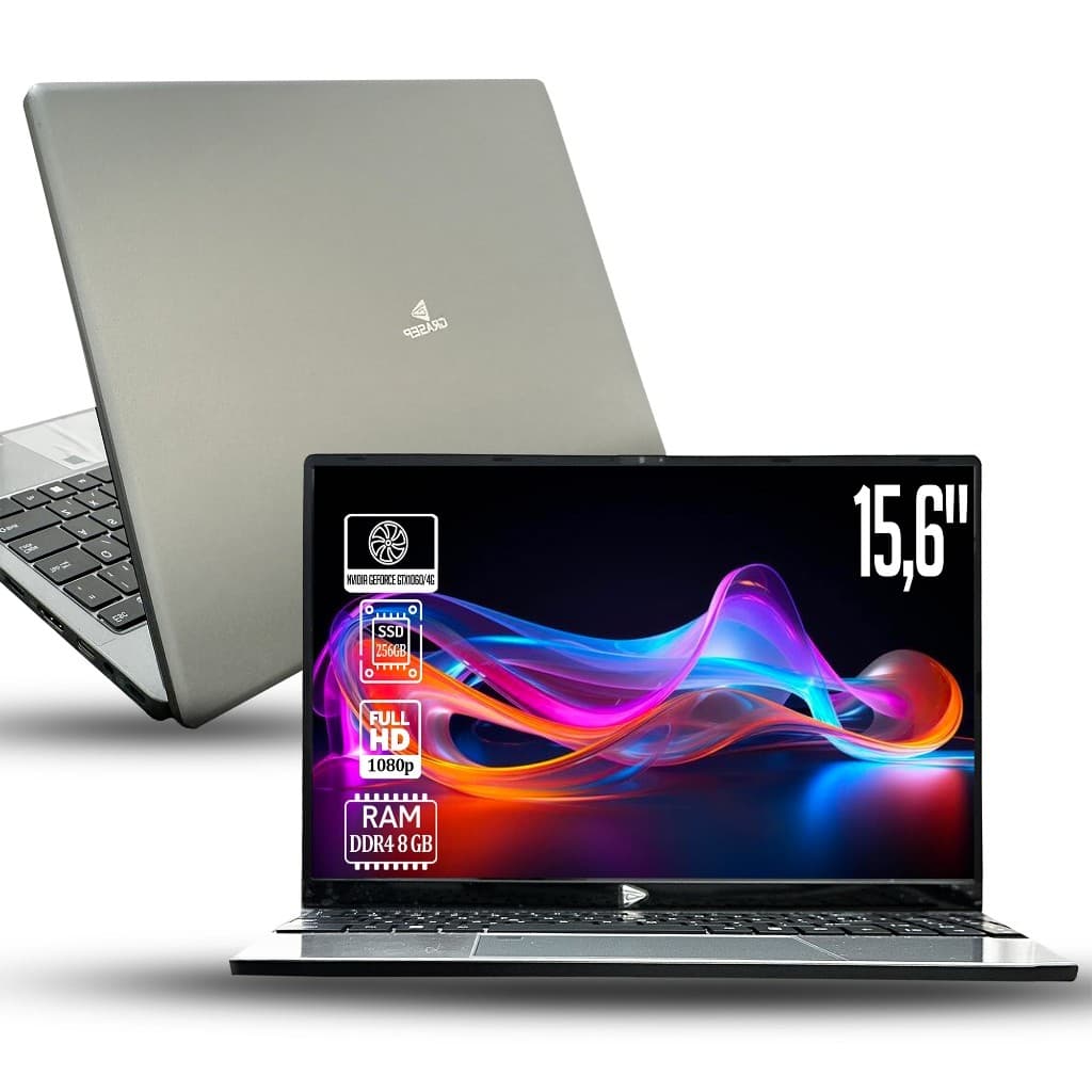 Notebook 15,6 Polegadas Windows Webcam Wifi Portátil Leve Bateria Durável Produtividade Estudos Escritório