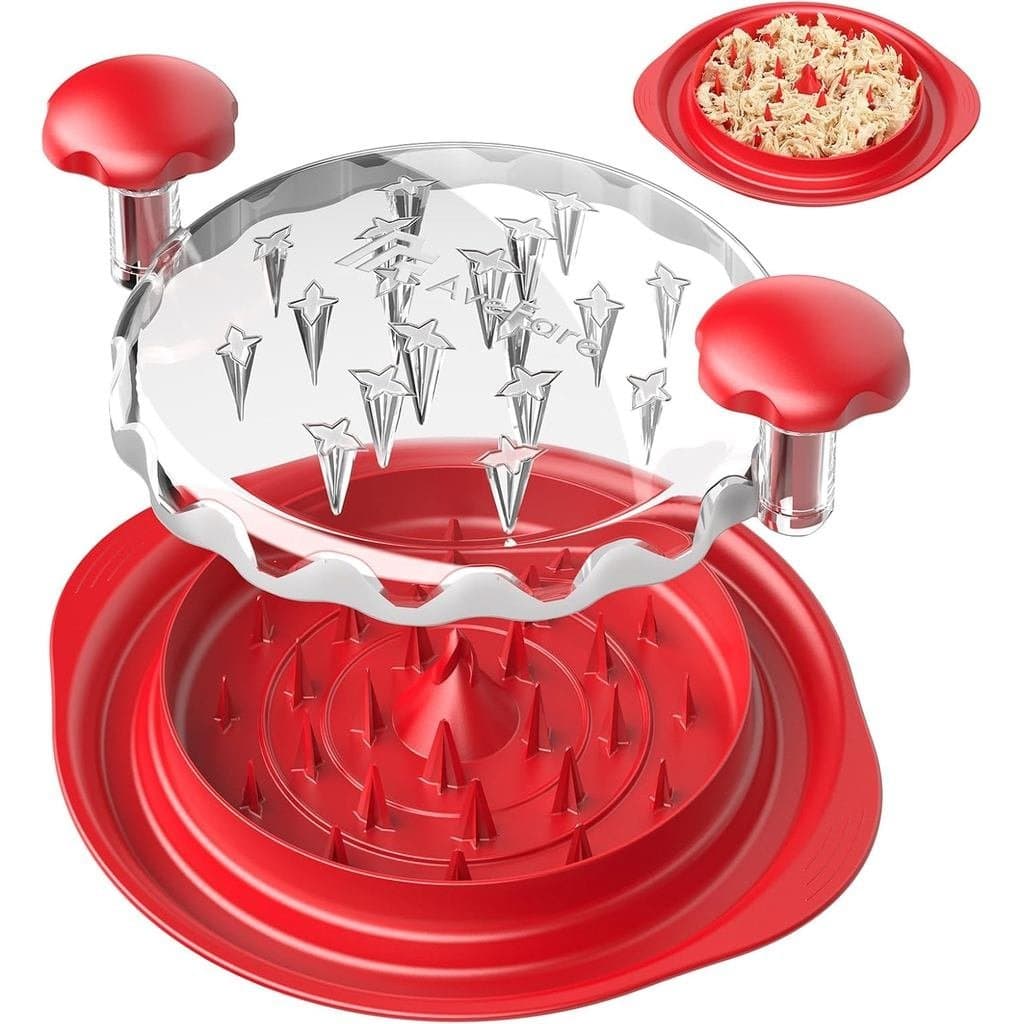 Desfiador de Frango Profissional, Ferramenta de Desfiar Peito de Frango Visível de 10,8", Máquina de Desfiar Carne Grand