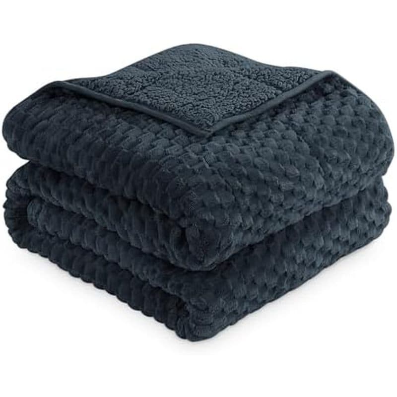 Sr. Cobertor Sandman Adulto Plus Peso, Tamanho Grande, 15 Libras (cerca de 6.8 kg), Cobertor de Lã de Cordeiro Quente, A